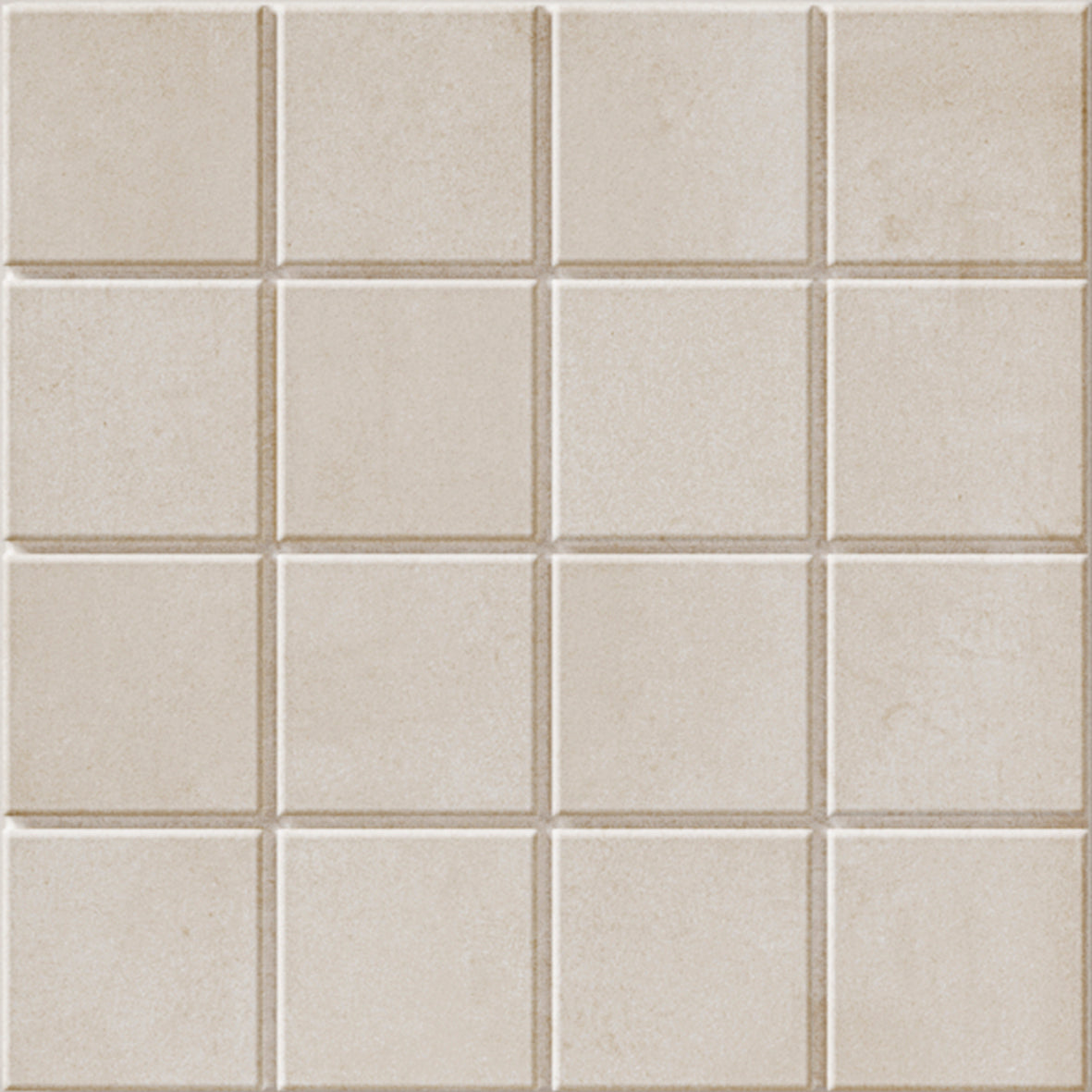 Raster Grid S Matte 6X6 Off White