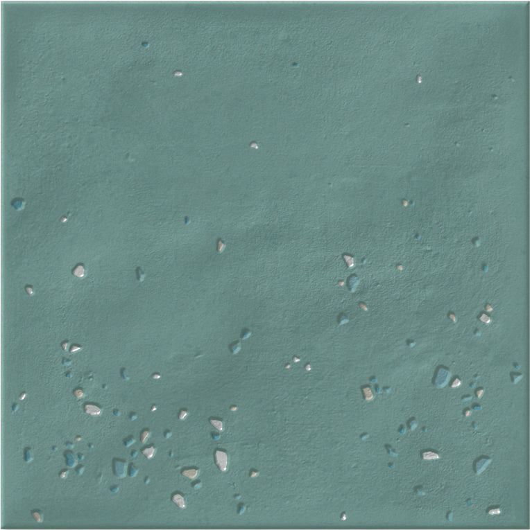 Stardust Pebbles Matte 6X6 Teal