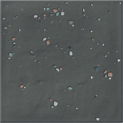 Stardust Pebbles Matte 6X6 Nero