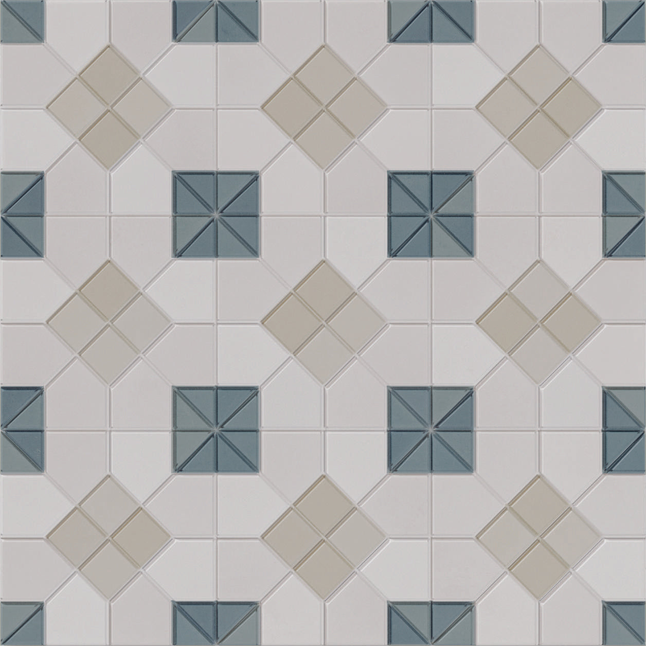 Tesserae Suit Matte 11X11 Marino