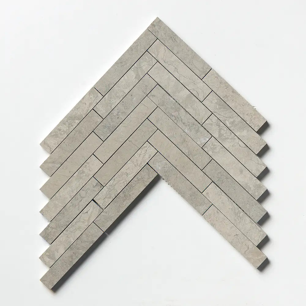 Britannia Large Herringbone Mosaic 12-7/8X8-9/16 Britannia Honed