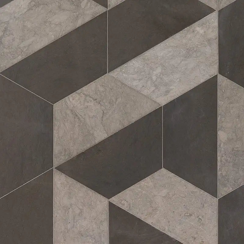 Bosphorus Hexagon Mosaic 8X8 Britannia Bosphorus Honed