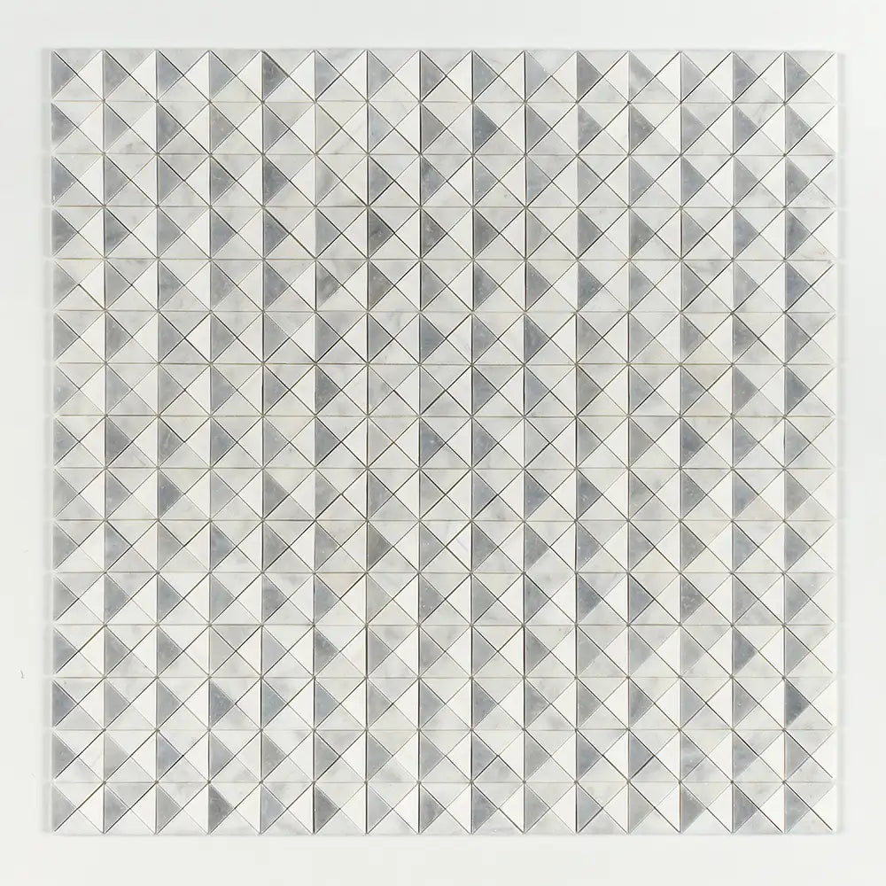 Allure Light Devon Mosaic 12.5X12.5 Snow White Allure Glacier Multi Finish