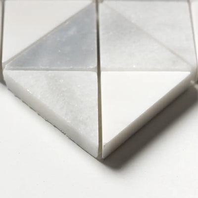 Allure Light Devon Mosaic 12.5X12.5 Snow White Allure Glacier Multi Finish