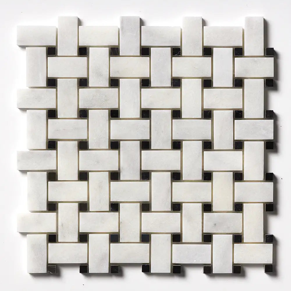 Avalon Basketweave Mosaic 12X12 Avalon Polished