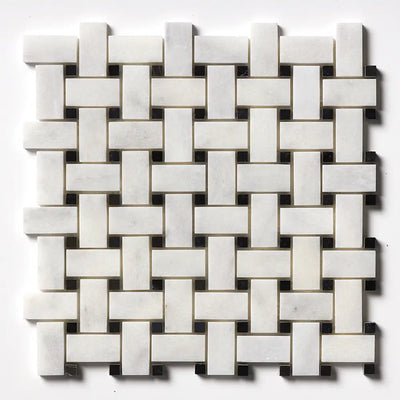 Avalon Basketweave Mosaic 12X12 Avalon Polished