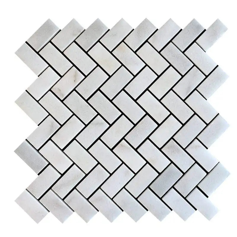 Avalon 1X2 Herringbone Mosaic 12-1/8X13-3/8 Avalon Polished