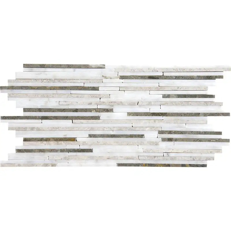 Avalon Bamboo Mosaic 6X12 Massa Polished