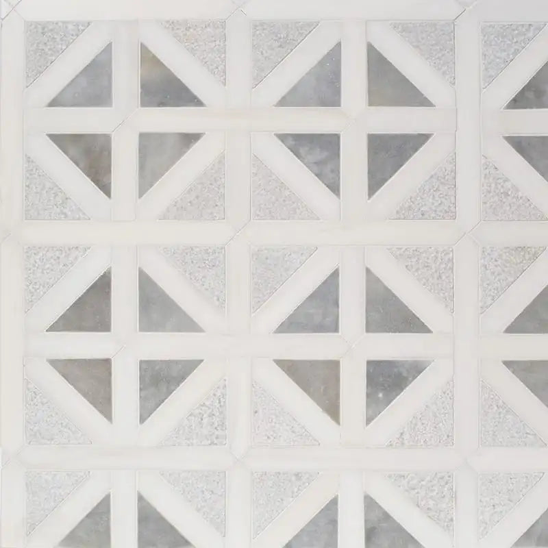 Avenza Classic Lattice Mosaic 14.75X14.75 Snow White Avenza Multi Finish