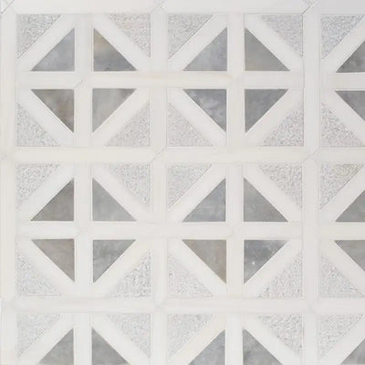 Avenza Classic Lattice Mosaic 14.75X14.75 Snow White Avenza Multi Finish