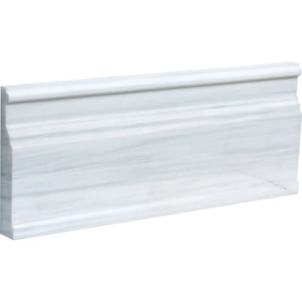 Bianco Dolomiti Base Molding 5-1/16X12 Bianco Dolomiti Honed