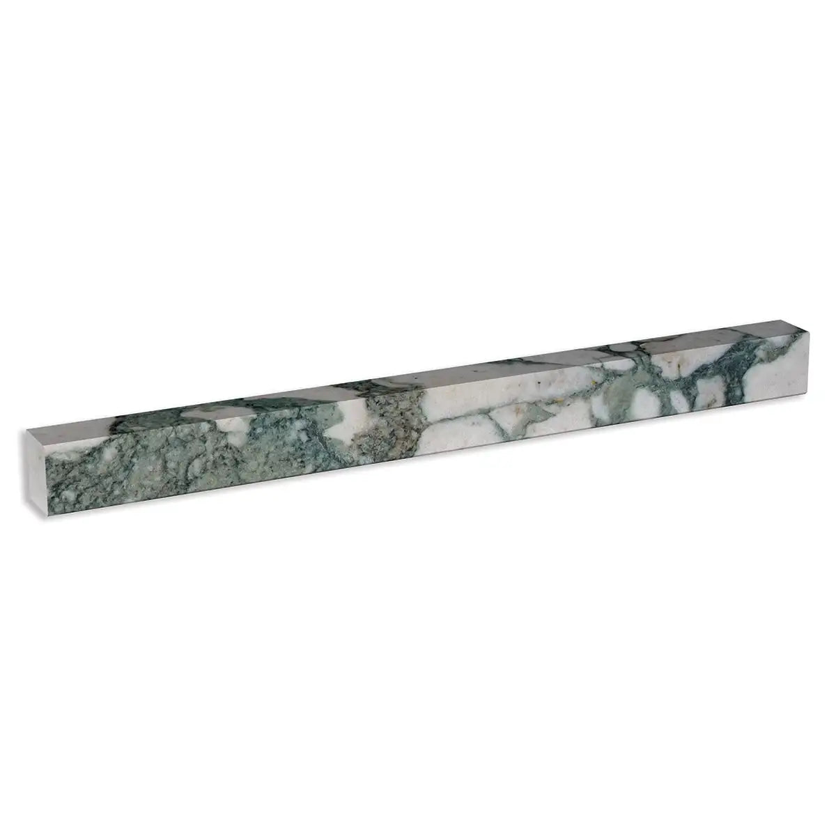 Calacatta Green Marble Flat Iron Molding 1X12 Calacatta Green Honed
