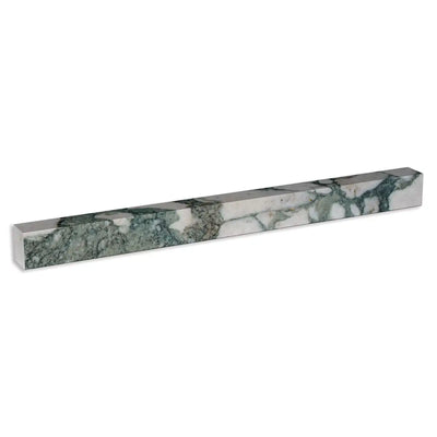 Calacatta Green Marble Flat Iron Molding 1X12 Calacatta Green Honed