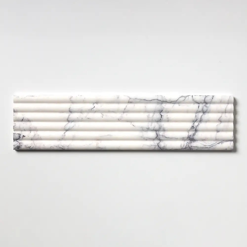Fluted Tile 6X24 Lilac Honed