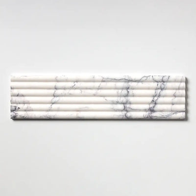 Fluted Tile 6X24 Lilac Honed