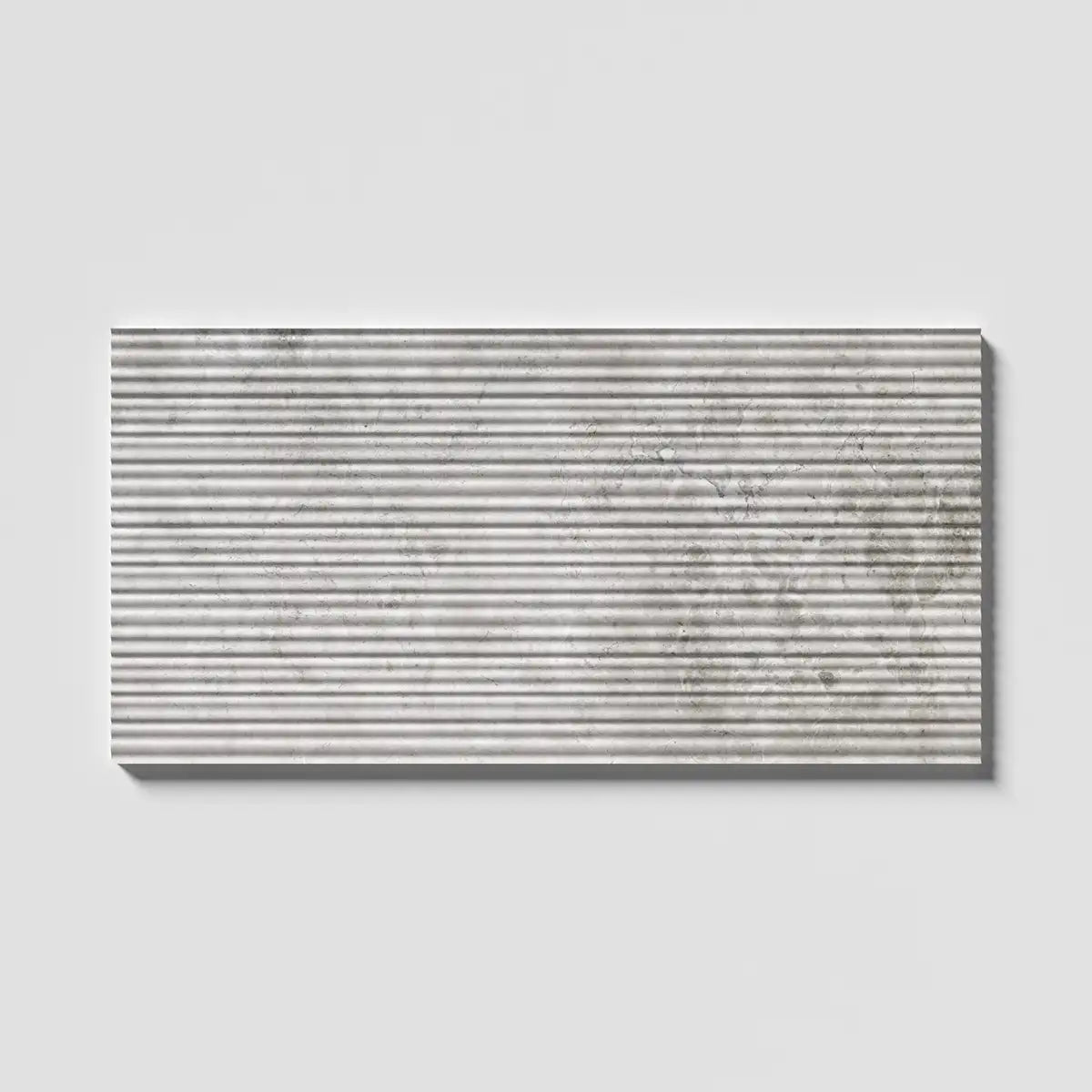 Thin Fluted 18X36 Silver Shadow Honed