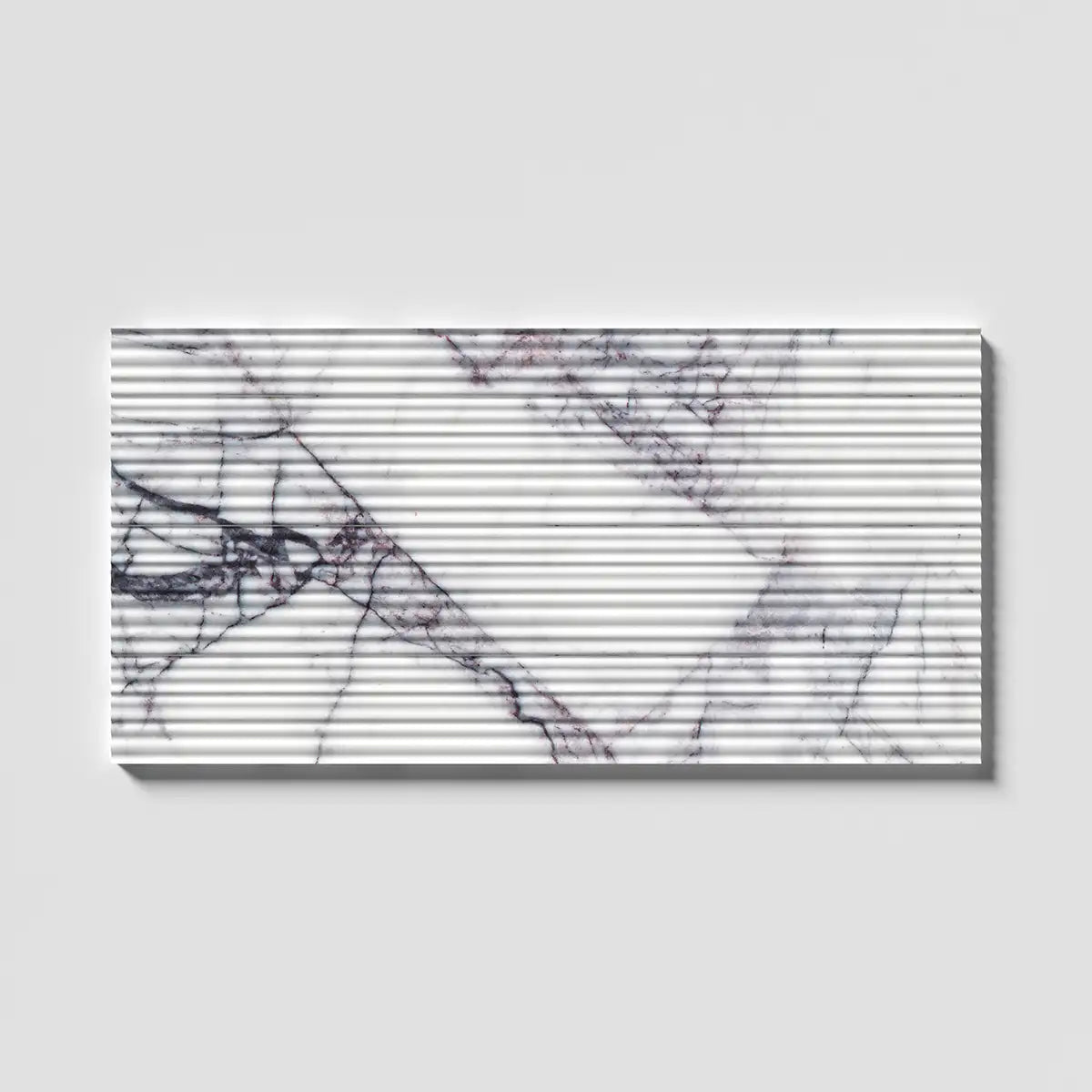 Thin Fluted 18X36 Lilac Honed
