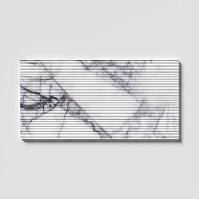 Thin Fluted 18X36 Lilac Honed