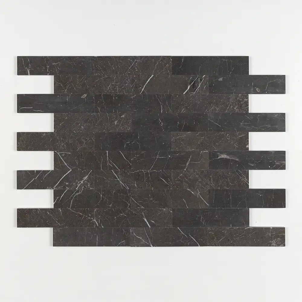 Iris Black Marble 3X12 Iris Black Honed