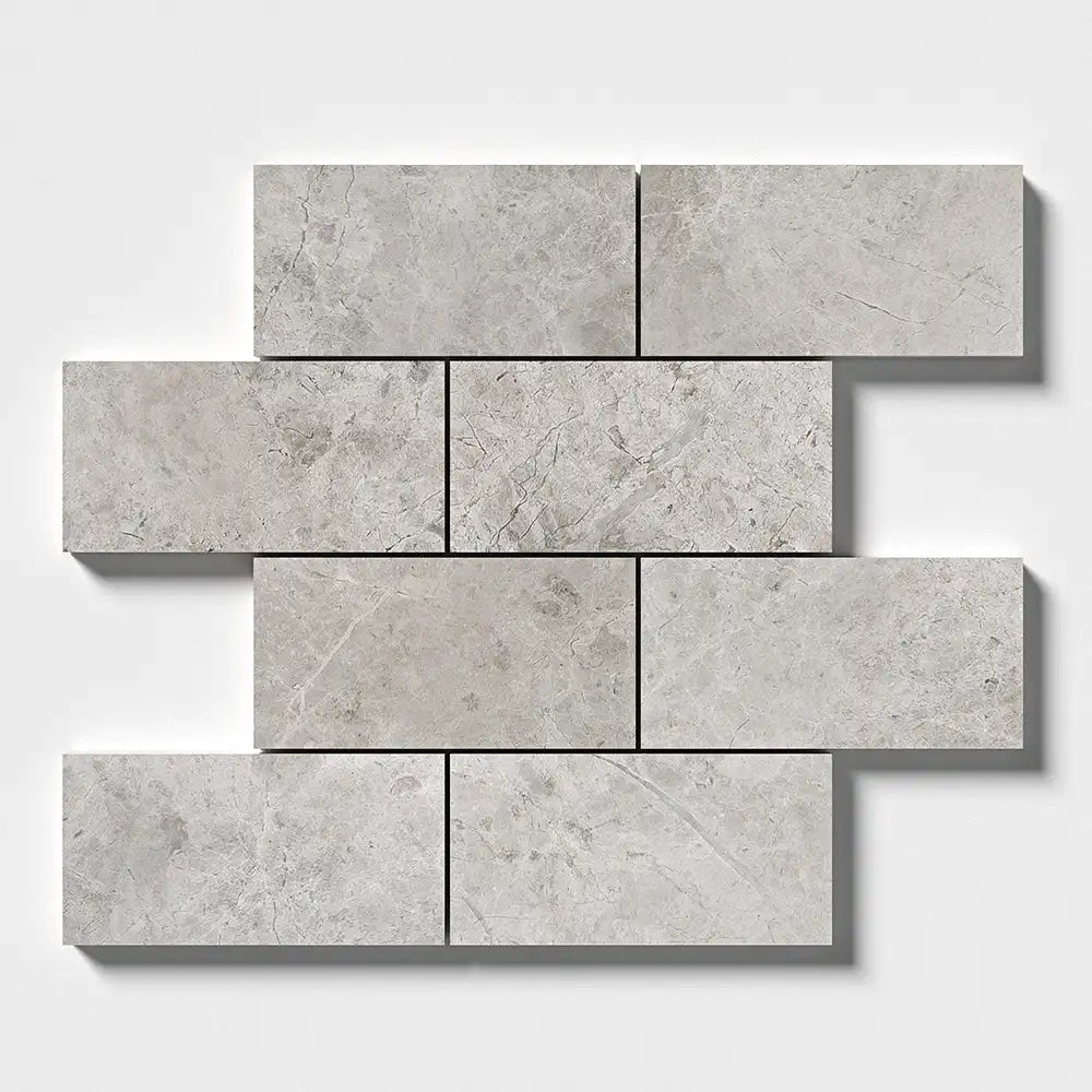 Silver Clouds Marble 2.75X5.5 Silver Clouds Polished
