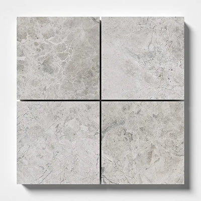 Silver Shadow Marble 4X4 Silver Shadow Honed