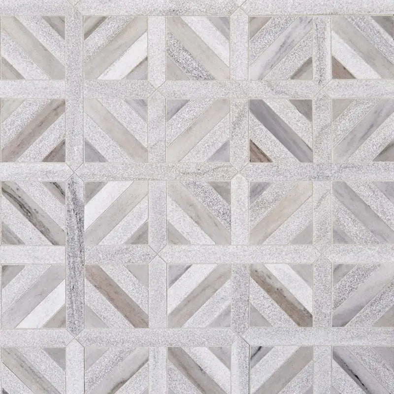 Skyline Polished Marble Ponte Basket Mosaic 12X12 Skyline Multi Finish