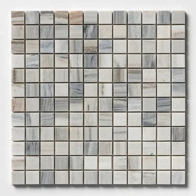 Skyline Polished Marble 1X1 Square Mosaic 12X12 Verona Polished