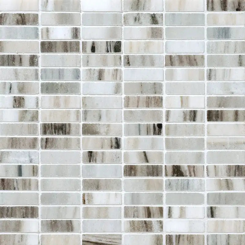Skyline Polished Marble Stacked Mosaic 12X12 Verona Polished