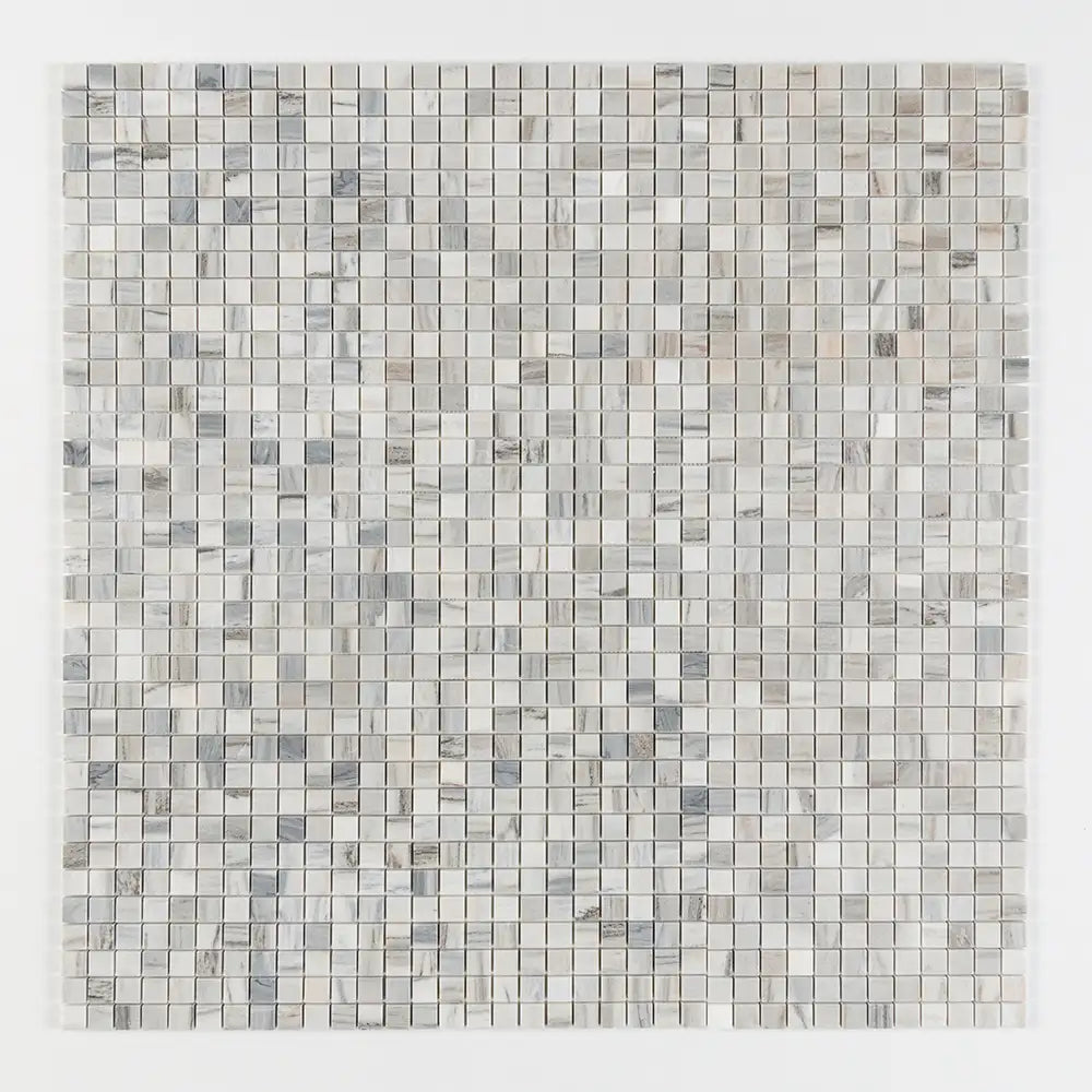 Skyline Honed Marble 1X1 Square Mosaic 12X12 Verona Honed