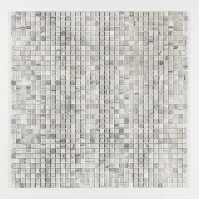 Skyline Honed Marble 1X1 Square Mosaic 12X12 Verona Honed