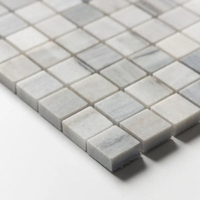 Skyline Honed Marble 1X1 Square Mosaic 12X12 Verona Honed