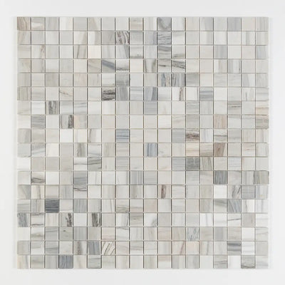 Skyline Honed Marble 2X2 Square Mosaic 12X12 Verona Honed