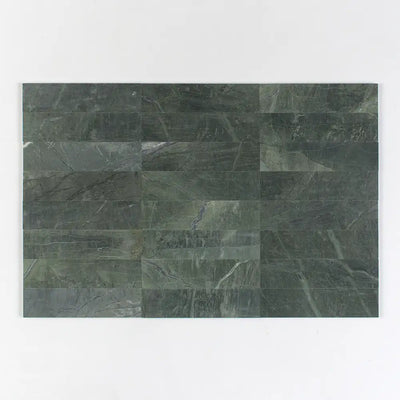 Verde Tia Honed Marble 3X12 Verde Tia Honed