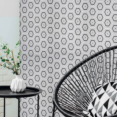 Geometro Belfort Classic 3/8" Hexagon Matte Recycled Glass Mosaic