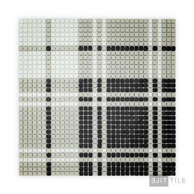 Geometro Highland Preston Matte Recycled Glass Mosaic