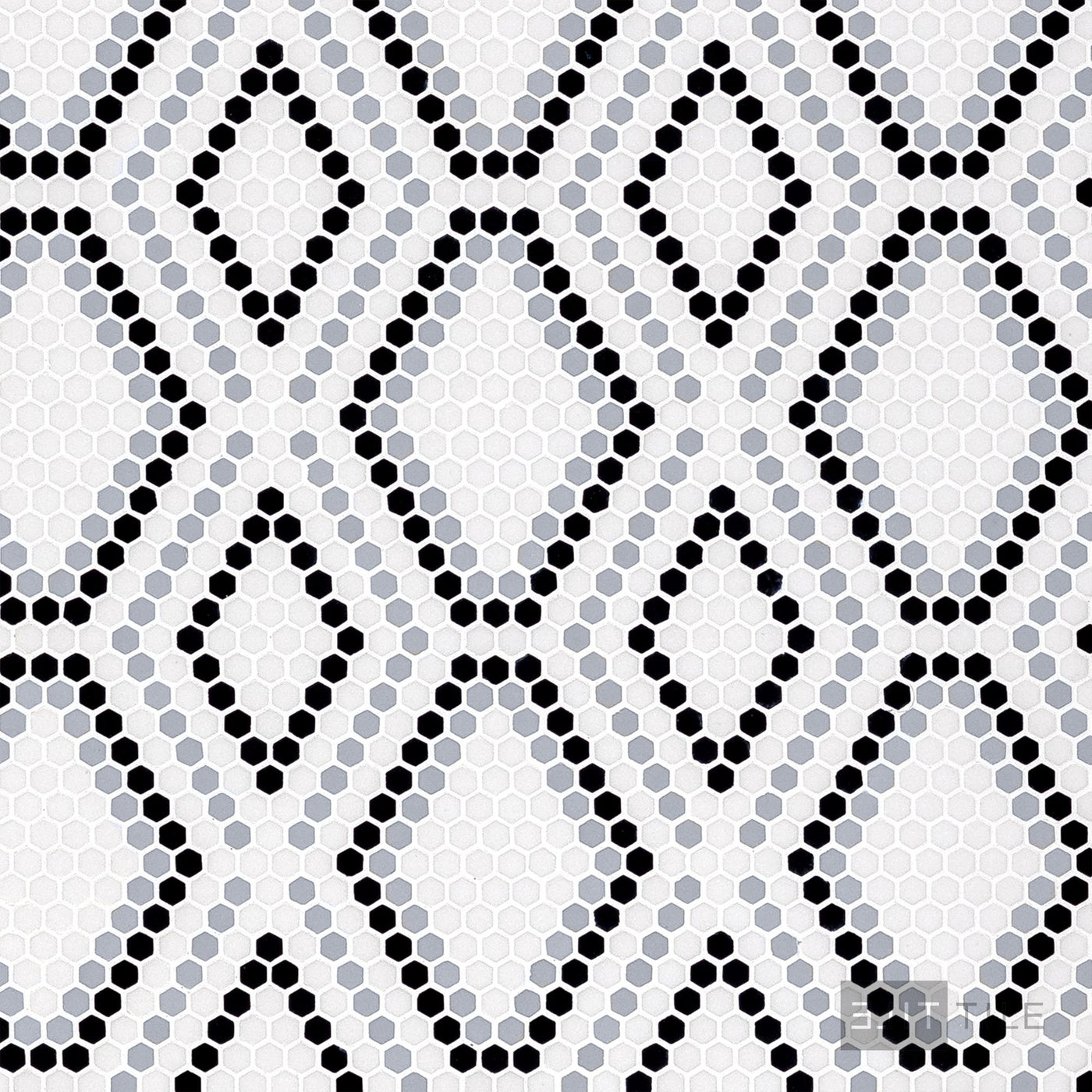 Geometro Python Hopi Matte Recycled Glass Mosaic