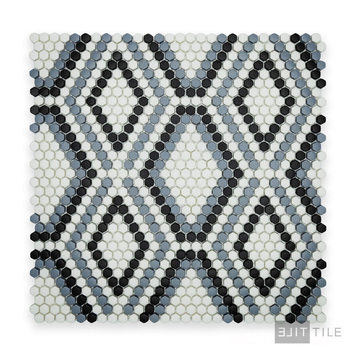 Geometro Python Hopi Matte Recycled Glass Mosaic