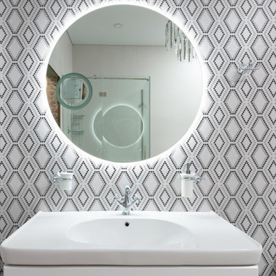 Geometro Python Draco Matte Recycled Glass Mosaic