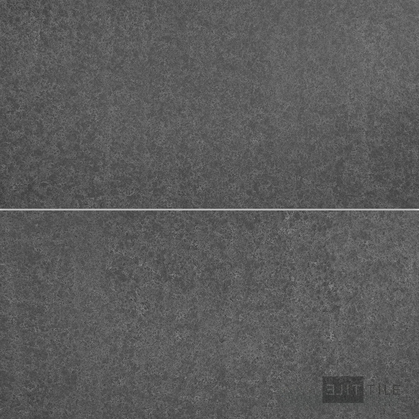 Basalt Black 18X36 Flamed And Brushed