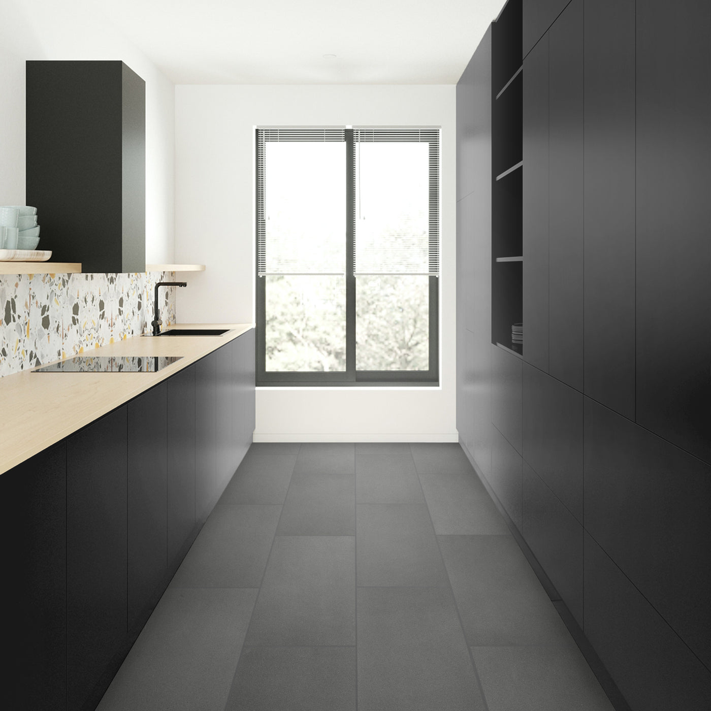 Basalt Grey 12X24 Honed