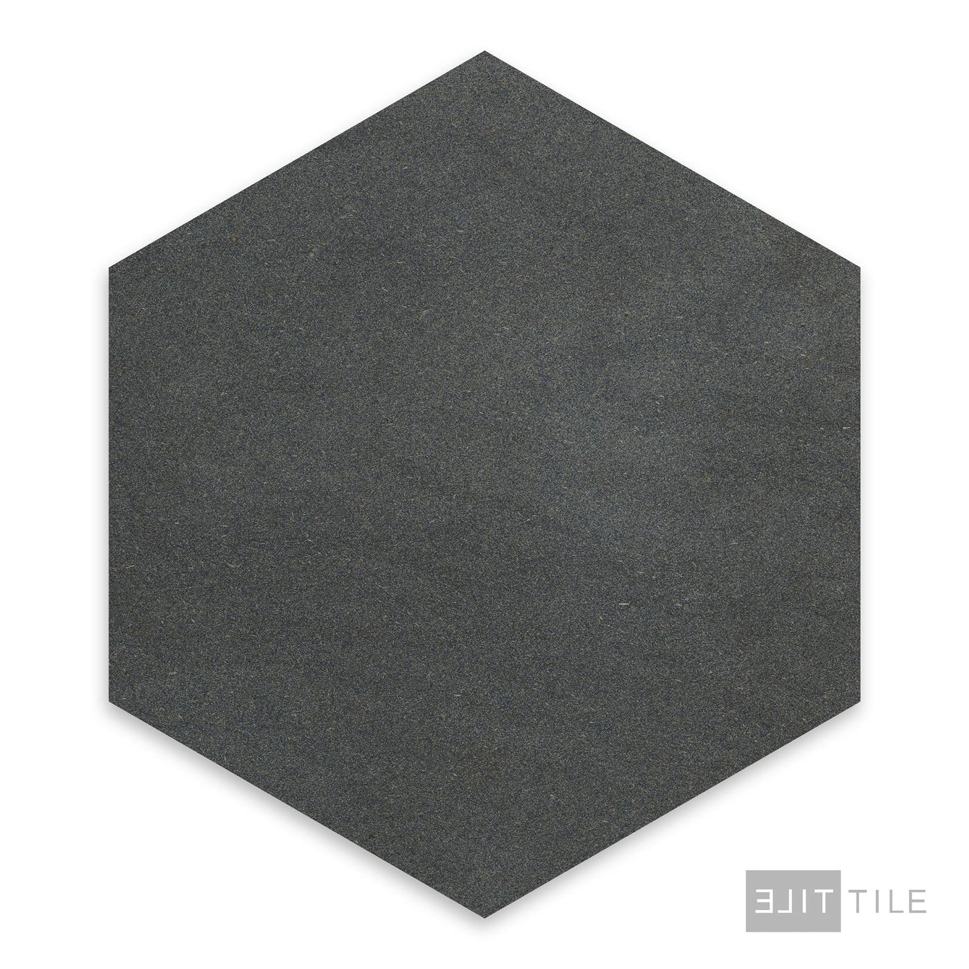 Basalt Grey 10" Hexagon Honed