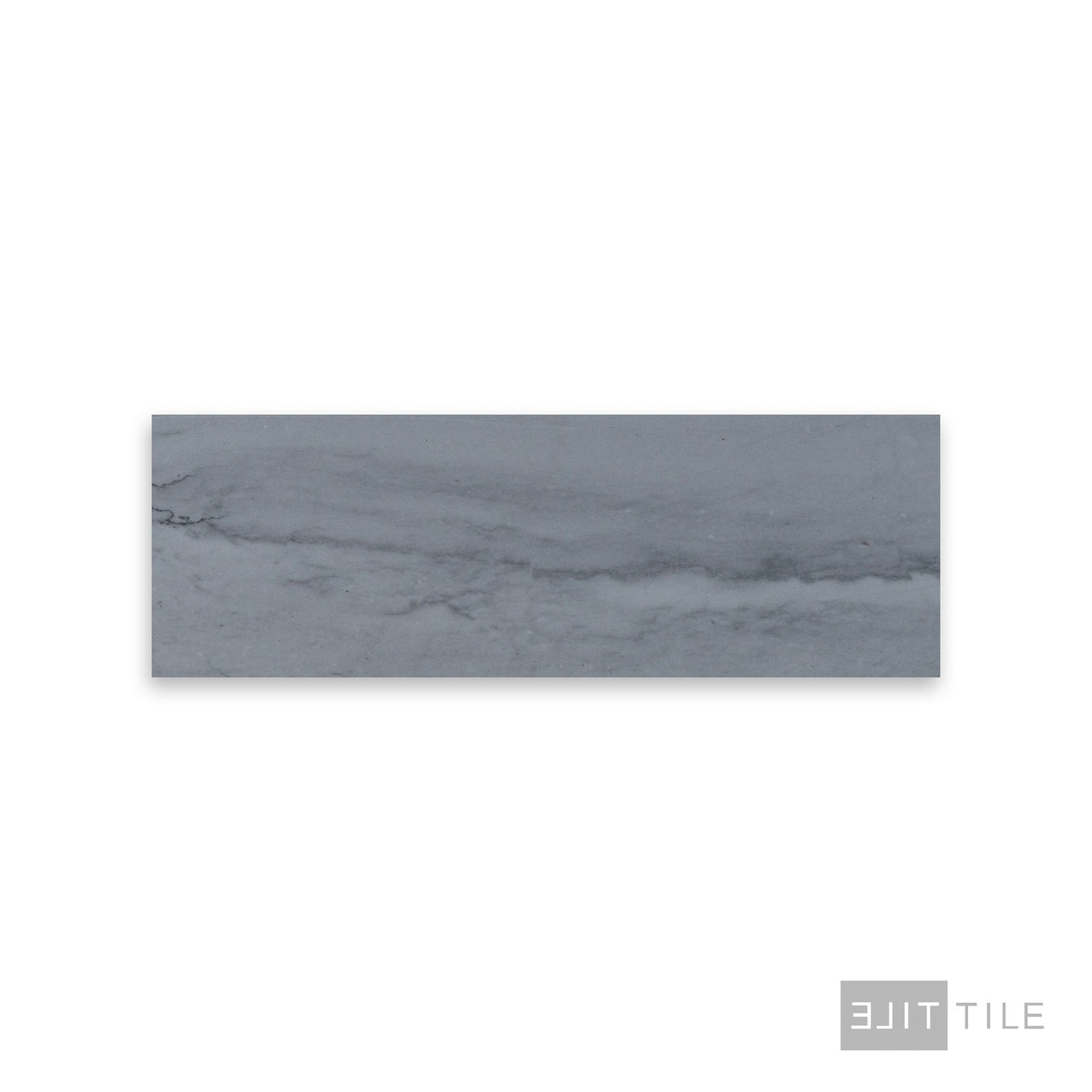 Bardiglio Imperiale Bluish Grey 4X12 Honed Marble