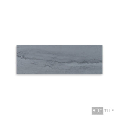 Bardiglio Imperiale Bluish Grey 4X12 Honed Marble