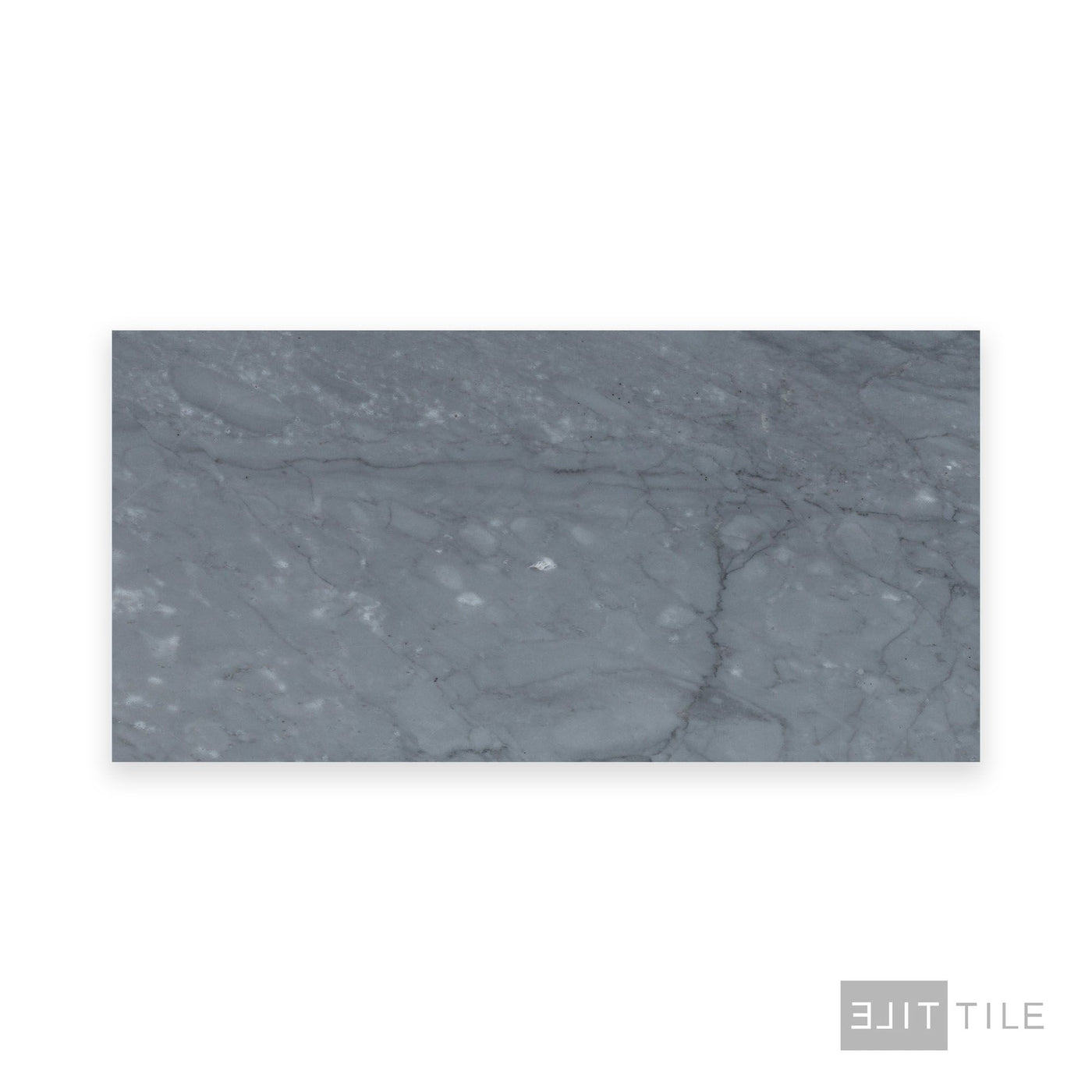 Bardiglio Imperiale Bluish Grey 6X12 Honed Marble