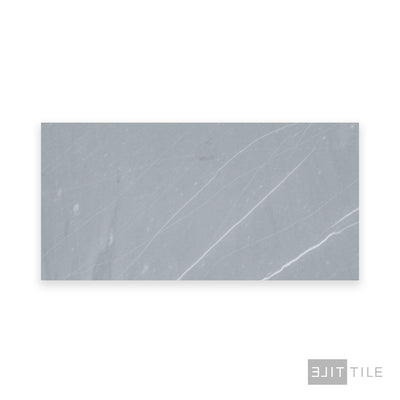 Bardiglio Imperiale Bluish Grey 6X12 Polished Marble