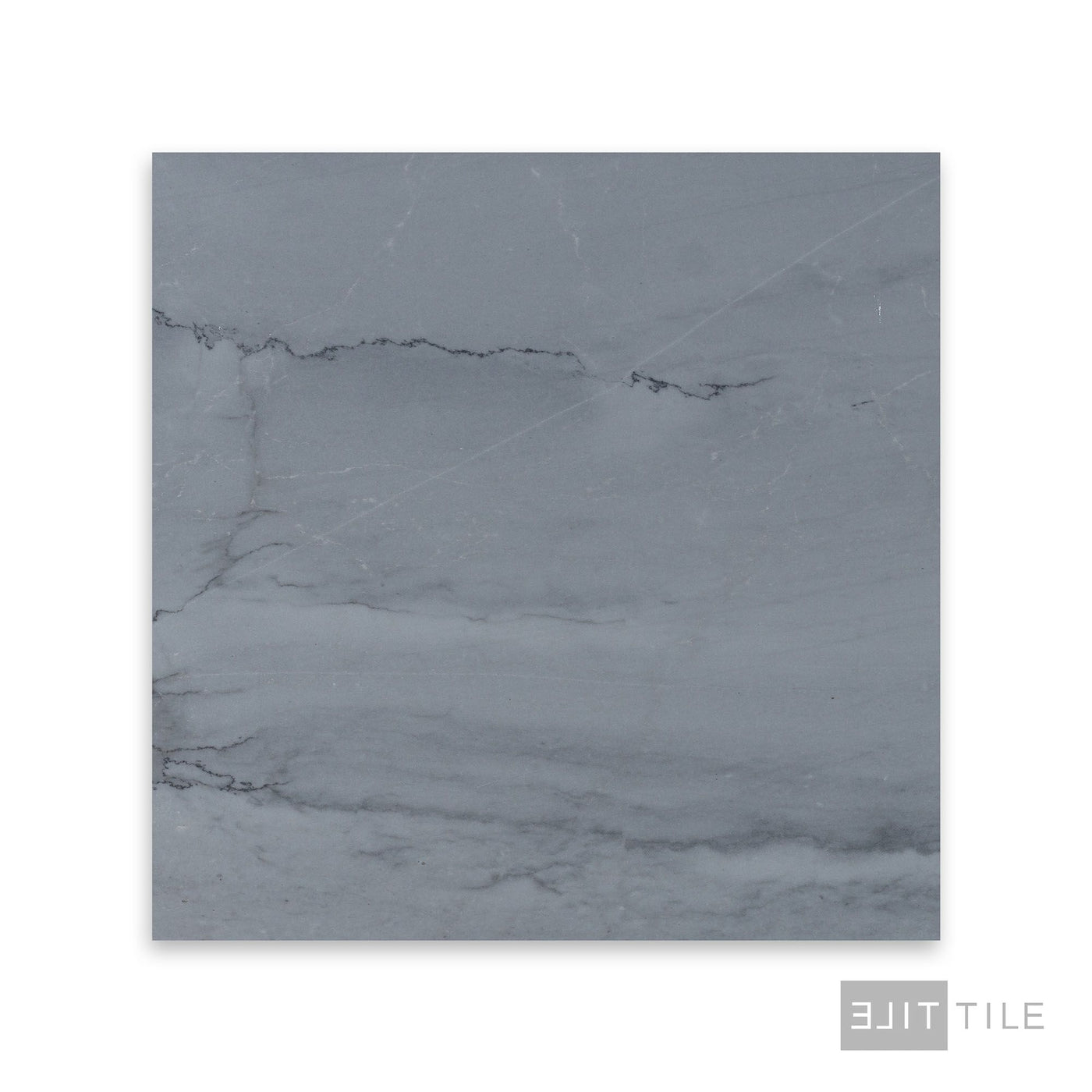 Bardiglio Imperiale Bluish Grey 12X12 Honed Marble