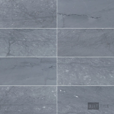 Bardiglio Imperiale Bluish Grey 12X24 Honed Marble