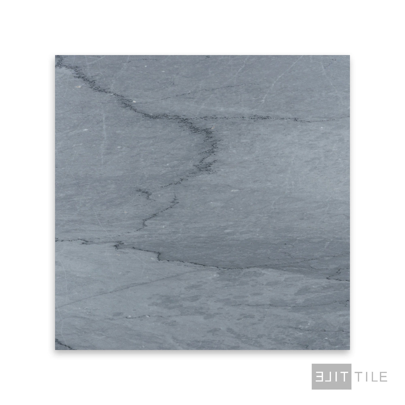Bardiglio Imperiale Bluish Grey 18X18 Honed Marble