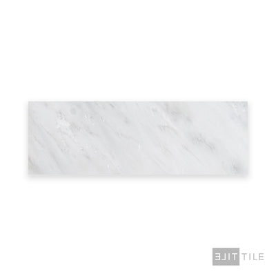 Oriental White Marble 4X12 Honed