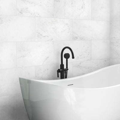 Oriental White Marble 6X12 Honed